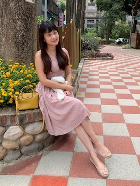 「bye bye（バイバイ）のアイテム」を使った、Shan さん（レディース・157cm）の夏コーディネート