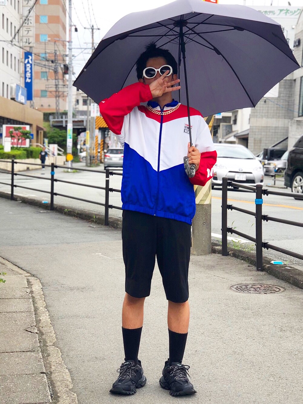 「VISIONのアイテム（ナイロンジャケット、その他）」を使った、koyoさん（メンズ・162cm）の秋コーディネートの1枚目の写真