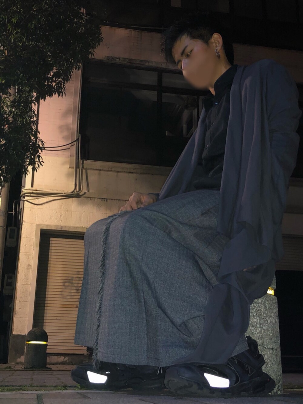 「NO ID.のアイテム（ジャケット/アウター、グレー系）」を使った、koyoさん（メンズ・162cm）の秋コーディネートの1枚目の写真