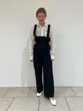 「MONKEY TIME（モンキータイム）のアイテム」を使った、鈴木（suzuki）さん（レディース・165cm）の春コーディネート