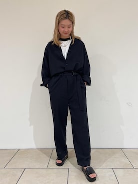 「MONKEY TIME（モンキータイム）のアイテム」を使った、鈴木（suzuki）さん（レディース・165cm）の春コーディネート
