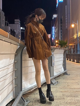 YUNAさん（レディース・165cm）の冬コーディネート