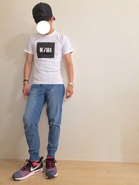 「NANO universe（ナノユニバース）のアイテム（腕時計）」を使った、ejさん（メンズ・166cm）の夏コーディネート