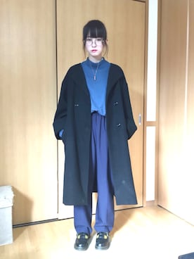 「OXYGEN（オキシゲン）のアイテム」を使った、ちゃんさんさん（レディース・157cm）の冬コーディネート