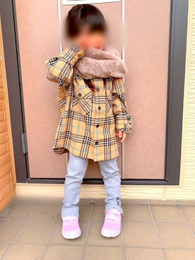 お名前入りデニムタグ ☆ ネックウォーマー スヌード ベビー 取りつく  