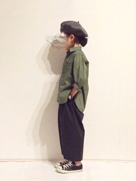 yuuunaさんの「BARET:ベレー帽」を使ったコーディネート