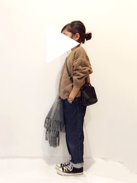 「Acne Studios（アクネストゥディオズ）のアイテム」を使った、yuuunaさん（キッズ・110cm）の秋コーディネート