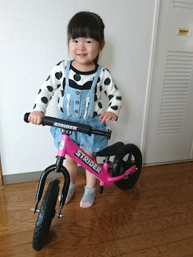 「ストライダー」｜「アイテム（オールインワン・サロペット）」を使った、Nah*Ris☺さん（キッズ・90cm）の夏コーディネート