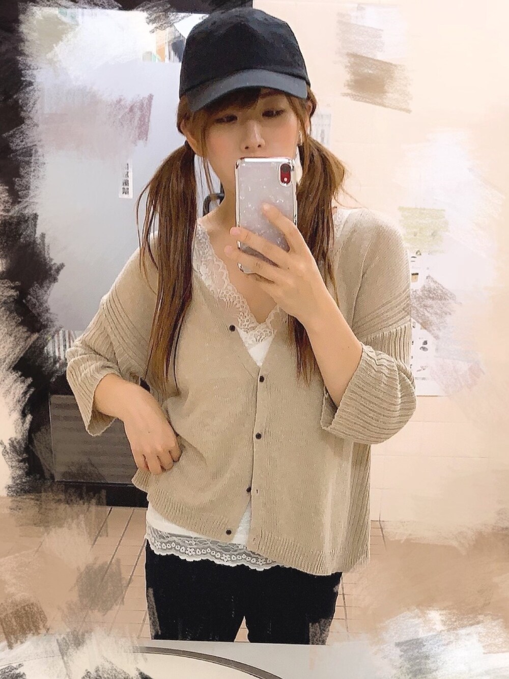 「秋のコーデ、おしゃれさんと繋がりたい、プチプラ、秋色、カーディガン、GU、パンツスタイル、ベージュ」｜「Samansa Mos2のアイテム（カーディガン/ボレロ、ベージュ系）」を使った、ひかさん（レディース・157cm）の秋コーディネートの1枚目の写真