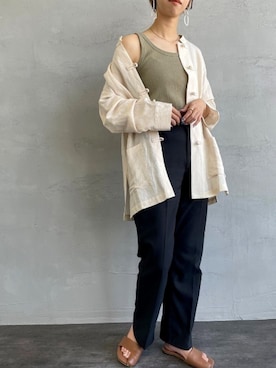 「JF Ready Made（ジェイエフレディメイド）のアイテム」を使った、manaさん（レディース・163cm）の春コーディネート