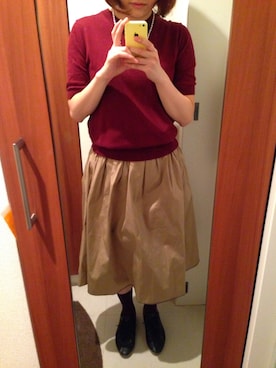 「note et silence （ノートエシロンス）のアイテム（アクセサリー）」を使った、ukieriさん（レディース・159cm）の秋コーディネート