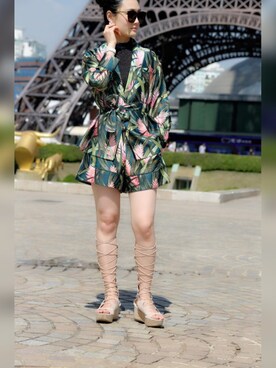 「iT（イット）のアイテム（パンツ）」を使った、abnormalckkさん（レディース・165cm）の春コーディネート