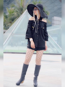 「iT（イット）のアイテム（パンツ）」を使った、abnormalckkさん（レディース・165cm）の春コーディネート