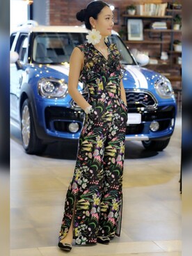 「iT（イット）のアイテム（つなぎ/オールインワン）」を使った、abnormalckkさん（レディース・165cm）の春コーディネート