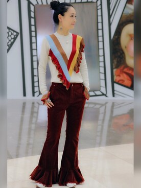 「iT（イット）のアイテム（パンツ）」を使った、abnormalckkさん（レディース・165cm）の秋コーディネート