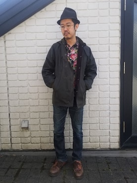 「STABILIZER GNZ（スタビライザージーンズ）のアイテム（パンツ）」を使った、idubyouさん（メンズ・165cm）の冬コーディネート