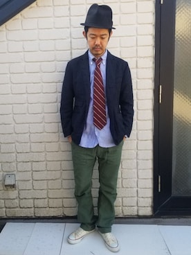 「BARNEYS NEWYORK」｜idubyouさん（メンズ・165cm）の冬コーディネート
