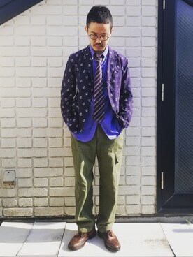 「BARNEYS NEWYORK」｜idubyouさん（メンズ・165cm）の夏コーディネート