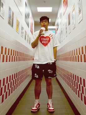 「OBEY」｜ITFさん（メンズ・173cm）の夏コーディネート