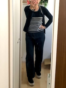 「ef-de（エフデ）のアイテム」を使った、Ring-go'roundさん（レディース・153cm）の秋コーディネート