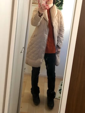 「MISCH MASCH（ミッシュマッシュ）のアイテム（ジャケット/アウター）」を使った、Ring-go'roundさん（レディース・153cm）の冬コーディネート