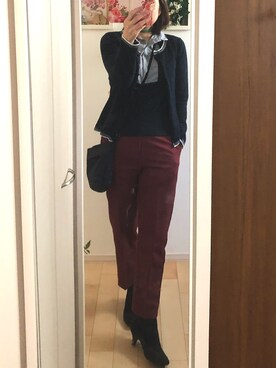 「ef-de（エフデ）のアイテム」を使った、Ring-go'roundさん（レディース・153cm）の春コーディネート