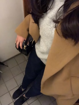 「DHOLIC（ディーホリック）のアイテム（その他アウター）」を使った、さきさん（レディース・167cm）の冬コーディネート