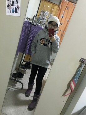 「:CHOCOOLATEのアイテム（トップス）」を使った、UHAさん（レディース・159cm）の冬コーディネート