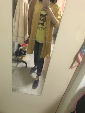 「b+ab（ビープラスエービー）のアイテム」を使った、UHAさん（レディース・159cm）の春コーディネート