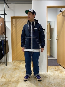 「アイテム（ブルゾン）」を使った、佐藤 康平さん（メンズ・170cm・20代）の冬コーディネート