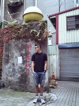 「Bread & Boxersのアイテム」を使った、Terryvanさん（メンズ・178cm）の春コーディネート