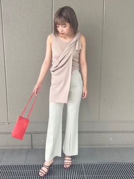 「Aeta（アエタ）のアイテム」を使った、Rina Okabeさん（レディース・163cm）の春コーディネート