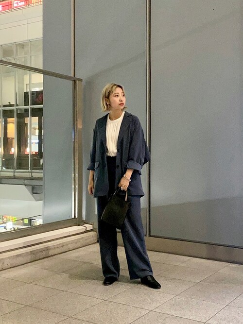 Rina Okabe（STUDIOUS WOMENS ルクア店）｜CLANEのテーラードジャケットを使ったコーディネート - WEAR