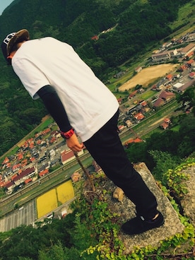 「DOPE（ドープ）のアイテム（帽子）」を使った、TORAさん（メンズ・165cm）の夏コーディネート