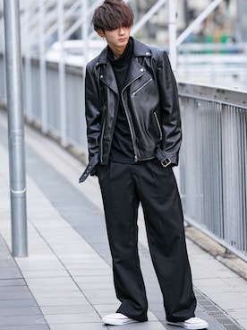 「Beno（ビーノ）のアイテム」を使った、estofficialさん（メンズ・175cm）の冬コーディネート