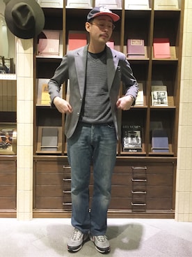 「The Stylist Japan（ザスタイリストジャパン）のアイテム」を使った、吉岡 レオさん（メンズ・175cm）の冬コーディネート