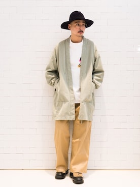 「UNITED ARROWS & SONS（ユナイテッドアローズアンドサンズ）のアイテム（その他アウター）」を使った、吉岡 レオさん（メンズ・175cm）の冬コーディネート