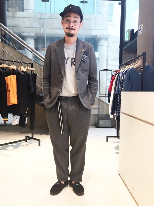 吉岡 玲欧 ユナイテッドアローズ 原宿本店 メンズ館 United Arrows Sonsのスラックスを使ったコーディネート Wear