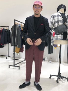 「UNITED ARROWS & SONS（ユナイテッドアローズアンドサンズ）のアイテム」を使った、吉岡 レオさん（メンズ・175cm）の秋コーディネート