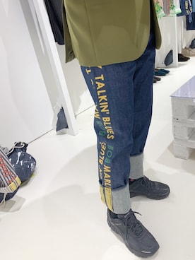 「アイテム（テーラードジャケット）」を使った、吉岡 レオさん（メンズ・175cm）の冬コーディネート