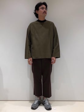 「UNITED ARROWS & SONS（ユナイテッドアローズアンドサンズ）のアイテム」を使った、吉岡 レオさん（メンズ・176cm）の秋コーディネート