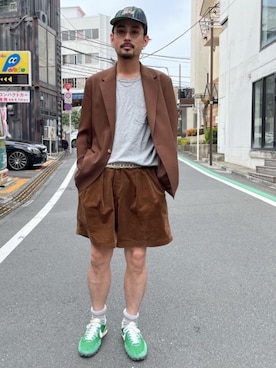 「トレンド」｜吉岡 レオさん（メンズ・176cm）の夏コーディネート