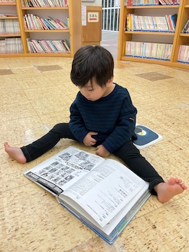 「息子服」｜RIKKENさん（キッズ・90cm）の秋コーディネート