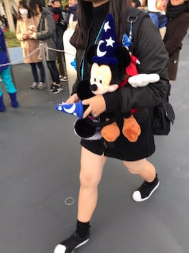 「アイテム（ブルゾン）」を使った、HINAELさん（レディース・162cm・10代）の冬コーディネート
