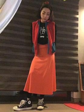 「アウトドアミックス」｜yo-koさん（レディース・164cm）の冬コーディネート