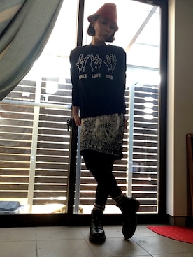 「Crushable（クラッシャブル）のアイテム」を使った、yo-koさん（レディース・164cm）の冬コーディネート