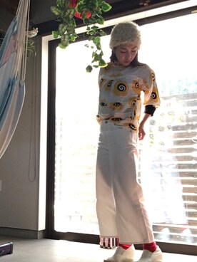 「DECO（デコ）のアイテム」を使った、yo-koさん（レディース・164cm）の春コーディネート