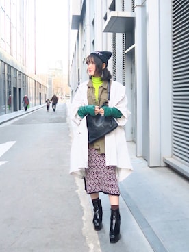 饼饼COUOKIEさん(レディース・163cm)の冬コーディネート