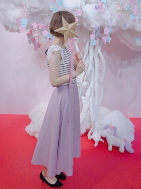 「Cherite by PRIME PATTERN（シェリエットバイプライムパターン）のアイテム」を使った、えくれあ*さん（レディース・160cm）の夏コーディネート