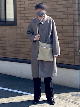 「EMMA  CLOTHES」｜「アイテム（スリッポン）」を使った、よがしもさん（メンズ・177cm）の春コーディネート
